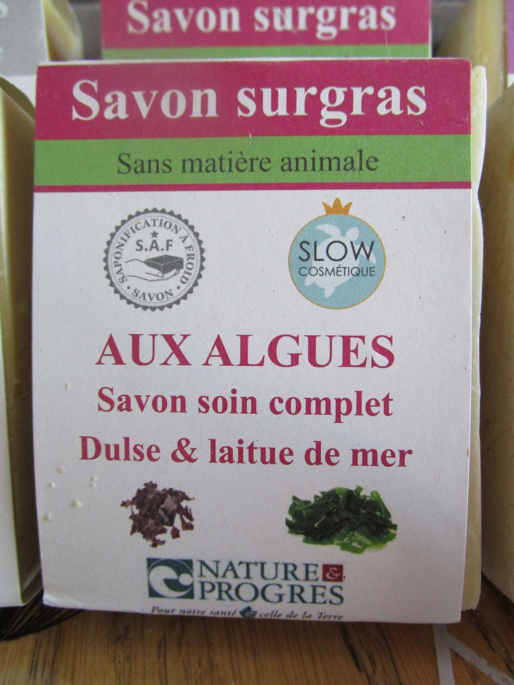 Savon pour peau mature, marque Antheya, fabrication française.